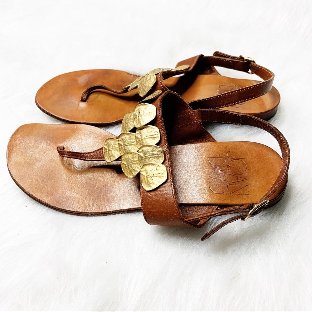 JOAN & DAVID Handmade Italian Leather Boho Sandals - Picture 3 of 8